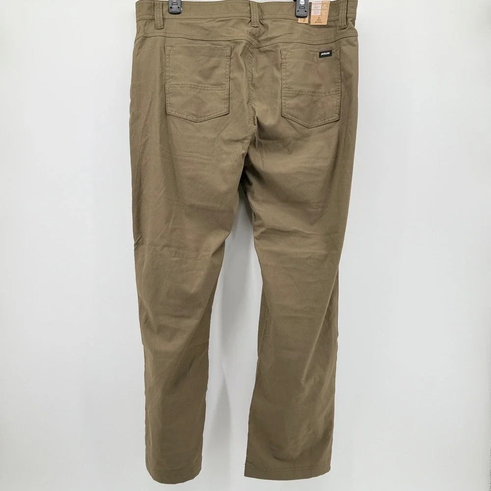 Prana Brion Slim Pant II Slate Green 40x30 Mens Tapered Leg ReZion 1965551